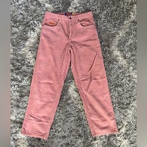 Empyre Pink corduroy baggy pants. Size 30